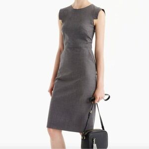 J. Crew Wool Résumé Sheath Dress Pockets